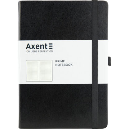 Книга записна Partner Prime; 145*210; 96арк; кліт; чорна