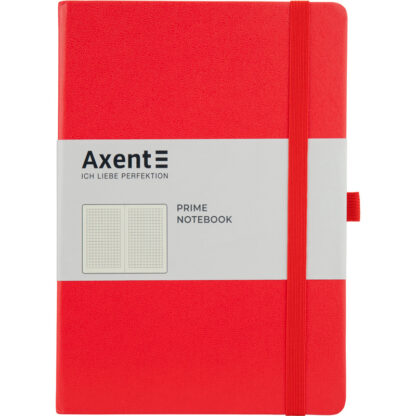 Книга записна Partner Prime; 145*210; 96арк; кліт; червона