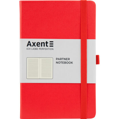 Книга записна Partner; 125*195; 96арк; лін; червона