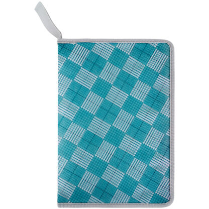Папка об'ємна на блискавці, А4+, Tartan Green