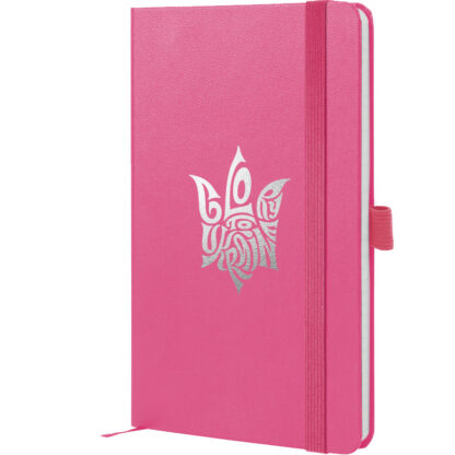 Книга записна Partner; 125*195; 96арк; кліт; рожева; Glory