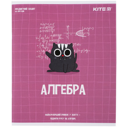 Зошит предметн. 48 арк., кл., софт т.гібр.л, Cat, алгебра