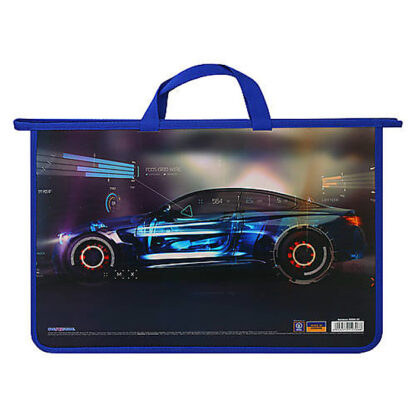 Портфель пластиковий на блискавці "Racing"
