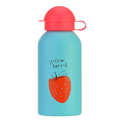 Дитяча пляшка для води, CoolForSchool, Strawberry, 500 мл., блакитна