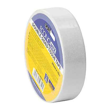 Стрічка клейка двостороння "TISSUE", 24 мм х 10 м Economix