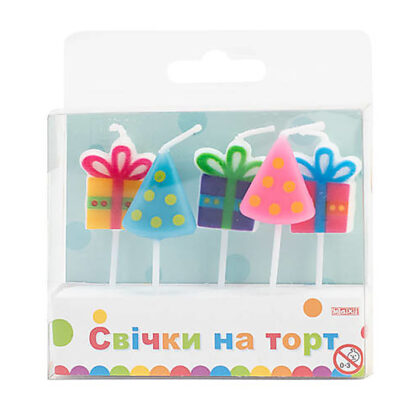 Набір свічок Gift Boxes, 5 шт.