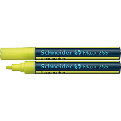 Маркер крейдовий SCHNEIDER MAXX 265 2-3 мм, жовтий