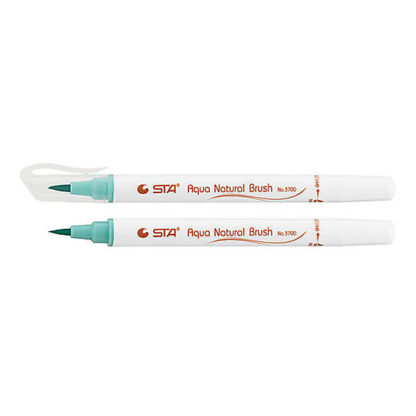 Маркер-пензлик акварельний STA 3700 AQUA NATURAL BRUSH 3700, м'ятний