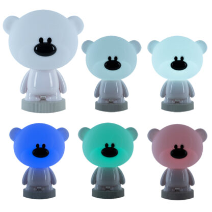 Світильник-нічник LED з акумулятором Bear, білий - Зображення 4