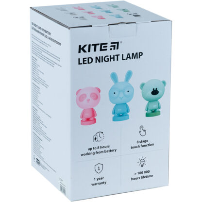 Світильник-нічник LED з акумулятором Bear, блакитний - Зображення 3