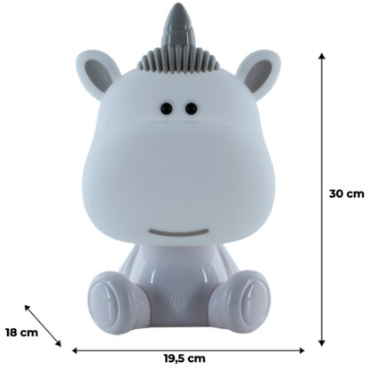Світильник-нічник LED з акумулятором Unicorn, білий - Зображення 6