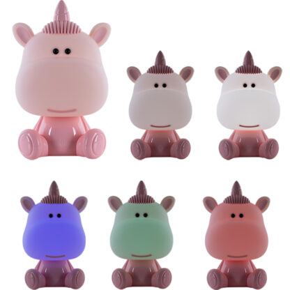 Світильник-нічник LED з акумулятором Unicorn, рожевий - Зображення 4