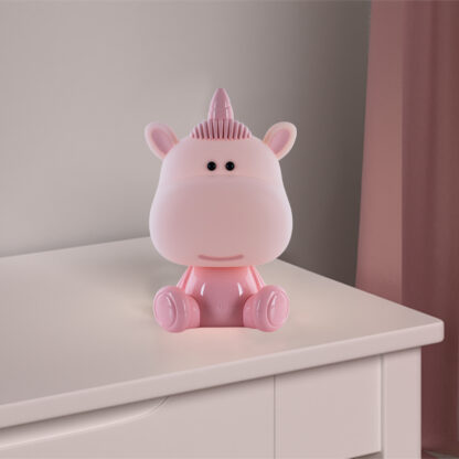 Світильник-нічник LED з акумулятором Unicorn, рожевий - Зображення 5