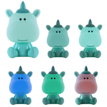 Світильник-нічник LED з акумулятором Unicorn, зелений - Зображення 4