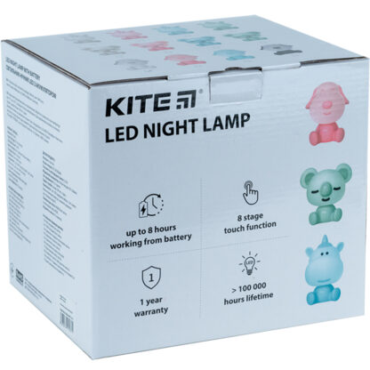 Світильник-нічник LED з акумулятором Koala, зелений - Зображення 3