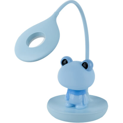 Настільна лампа LED з акумулятором Froggy, блакитний - Зображення 3