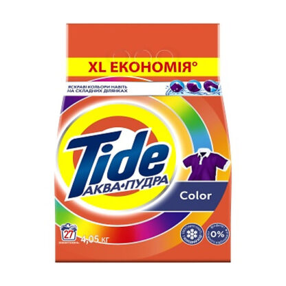 /Порошок пральний авт. TIDE 4.05кг Аква-Пудра Color
