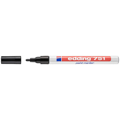 Маркер Paint e-751 1-2 мм круглий чорний