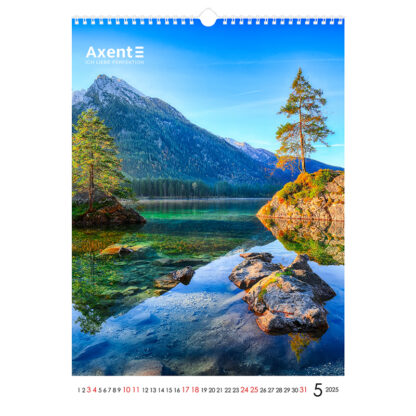 Календар настінний А3 2025 р., Landscapes - Зображення 6