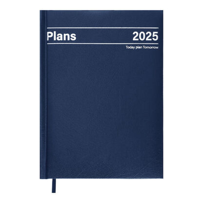Щоденник датов. 2025 STYLE; A5; синій; бумвініл/поролон