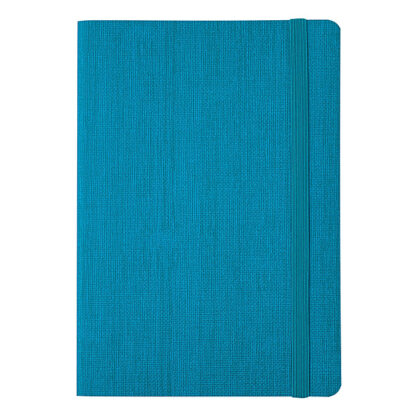 Блокнот діловий COLOR TUNES А5, 96 арк, лінія, обкладинка штучна шкіра, бірюзовий