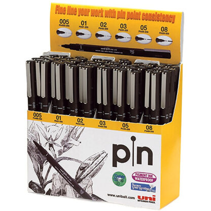 Дисплей з 60 лайнерами uni PiN fine line, чорний