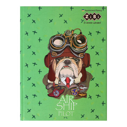 Блокнот "PATRIOT ANIMALS", А-5, 64 арк., тв. обкл., мат. лам.+лак, KIDS Line, зелений