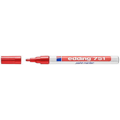 Маркер Paint e-751 1-2 мм круглий червоний