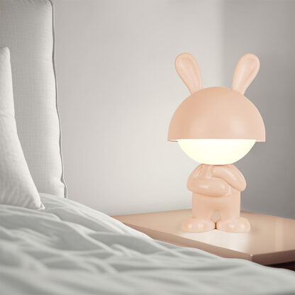 Світильник-нічник LED з акумулятором Dreamy Bunny,персиковий - Зображення 5