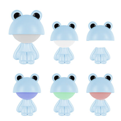 Світильник-нічник LED з акумулят. Cute Froggy, блакитний - Зображення 4