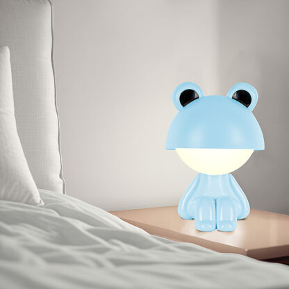 Світильник-нічник LED з акумулят. Cute Froggy, блакитний - Зображення 5
