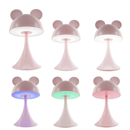 Світильник-нічник LED з акумулятором Simple Mouse, рожевий - Зображення 4