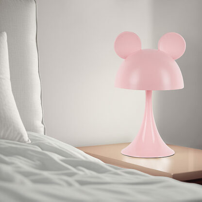 Світильник-нічник LED з акумулятором Simple Mouse, рожевий - Зображення 5