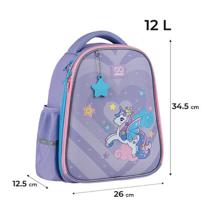 Рюкзак GoPack Education напівкаркасний 165S Cute Pony - Зображення 2