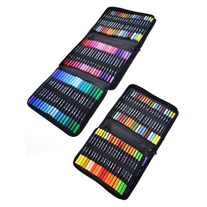 Набір двосторонніх маркерів (пензлик, лайнер), 80 кол - Зображення 4