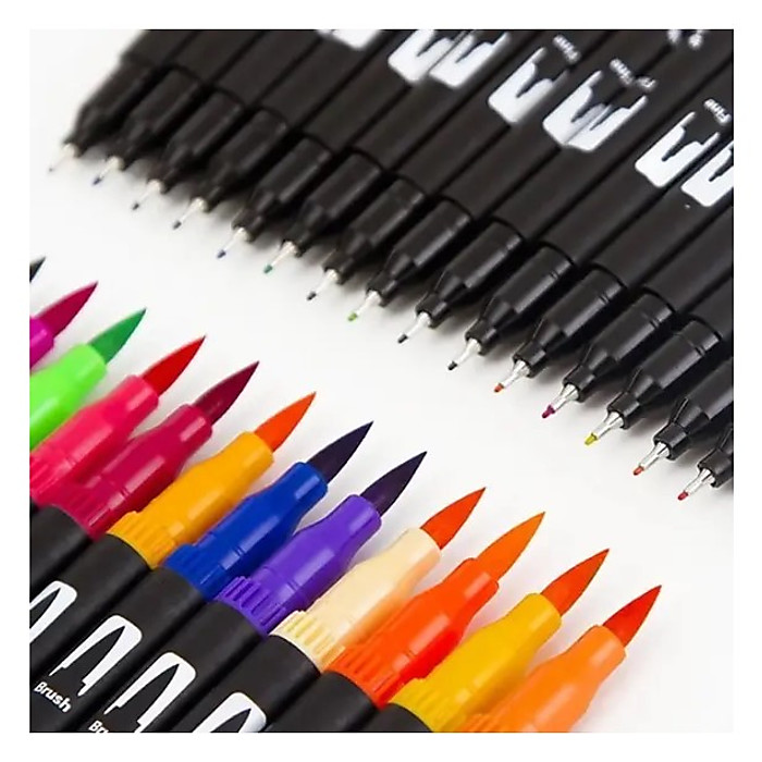 Набір двосторонніх маркерів (пензлик, лайнер), 80 кол - Зображення 9