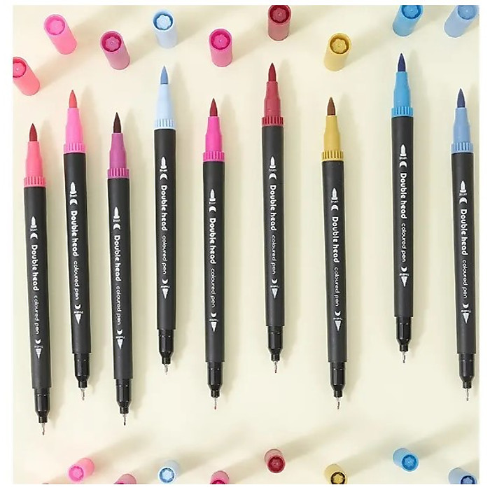 Набір двосторонніх маркерів (пензлик, лайнер), 100 кол - Зображення 8