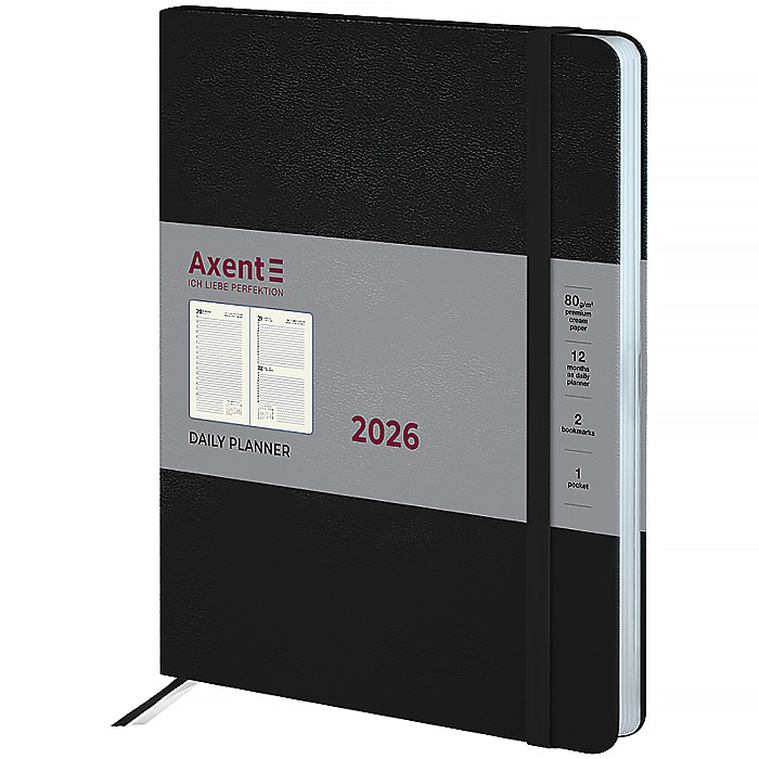 Щоденник 2026 Grand Strong, 195*255, чорний