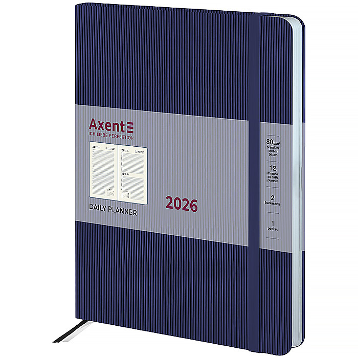 Щоденник 2026 Grand Lines, 195*255, синій