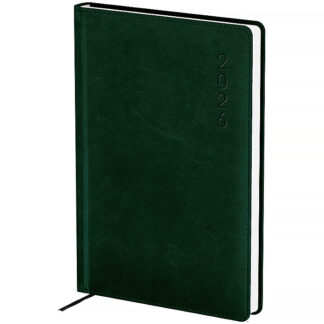Щоденник 2026 Classic Lux, 145*210, слп/т темно зелений