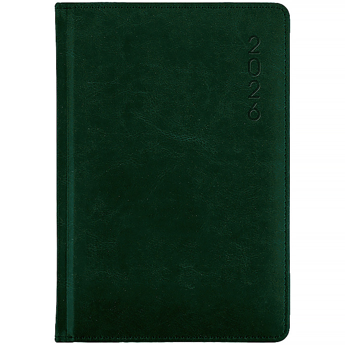 Щоденник 2026 Classic Lux, 145*210, слп/т темно зелений - Зображення 4