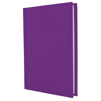 Щоденник датований; SATIN; бузковий; А5