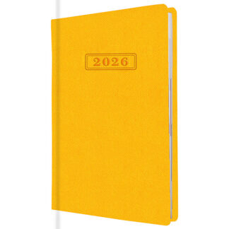 Щоденник датований; SQUARE; жовтий; А5; без поролона