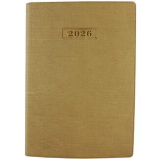 Щоденник датований; STRIPE; бежевий; А5; м'яка обкладинка