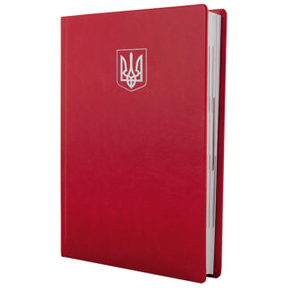 Щоденник датований, NEBRASKA, червоний, тиснення "Герб", А5
