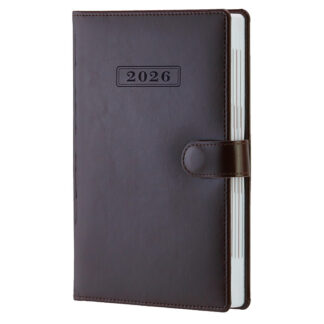 Щоденник датований; NEBRASKA; т-коричневий; магнітний замок; А5