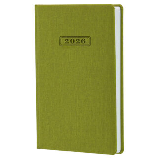 Щоденник датований Тканина плейн ПВХ, оливковий, А5