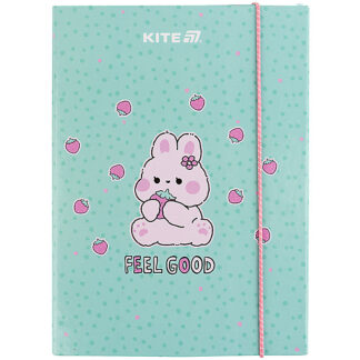 Папка для зошитів В5 на гумці картон, Feel Good