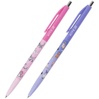 Ручка кульк. автомат. Fashion Cat, синя