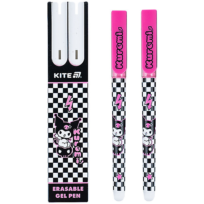 Ручка гелева "пиши-стирай", 2шт у пеналі, HK, синя - Зображення 2